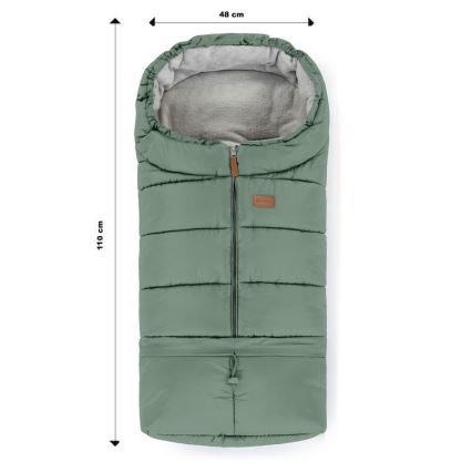 PETITE&MARS - Dečji fusak 3u1 JIBOT zeleni