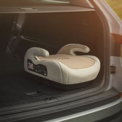 PETITE&MARS - Povišivač za auto OPTIMUS PRO i-Size 125-150 cm (22-36 kg) bež