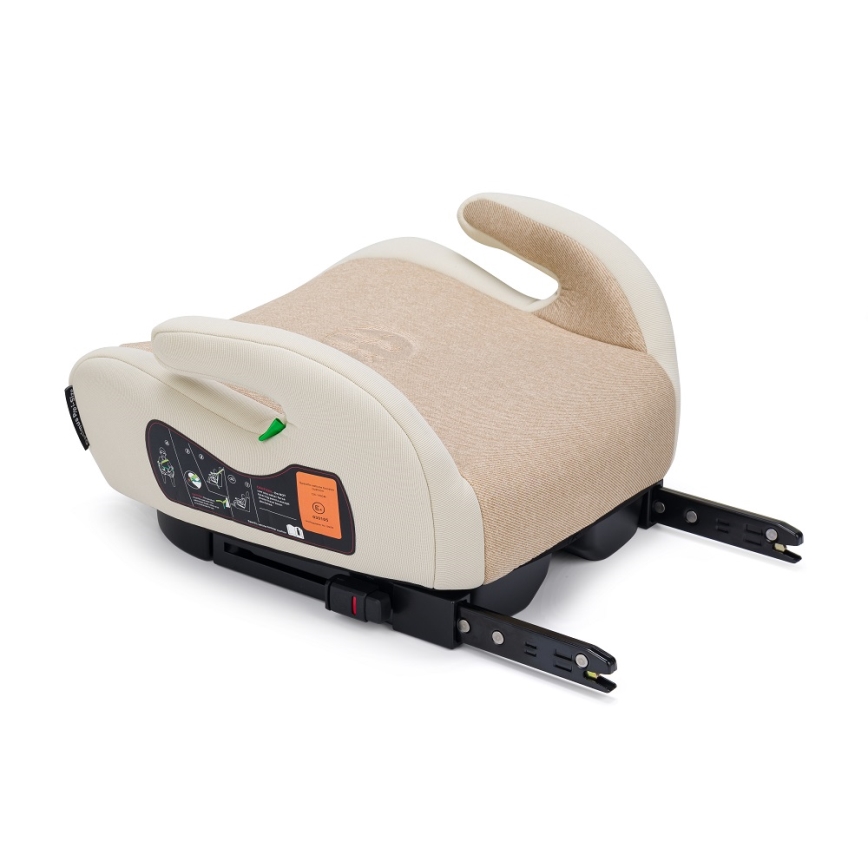 PETITE&MARS - Povišivač za auto OPTIMUS PRO i-Size 125-150 cm (22-36 kg) bež