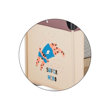 PETITE&MARS - Putni krevetić KOOT Tiger Super Hero