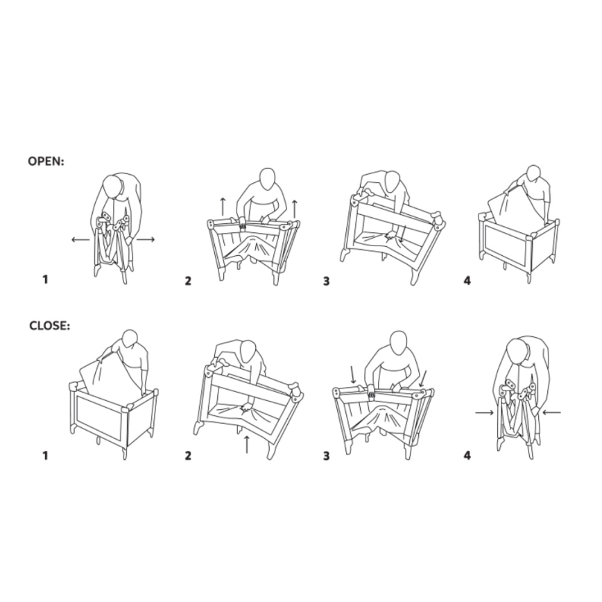 PETITE&MARS - Putni krevetić KOOT Tiger Super Hero