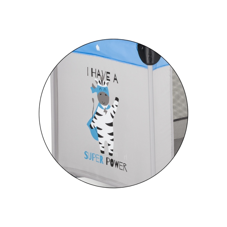 PETITE&MARS - Putni krevetić KOOT Zebra Super Power