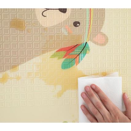 PETITE&MARS - Sklopiva podloga za igru CAMPY SLON&LISICA