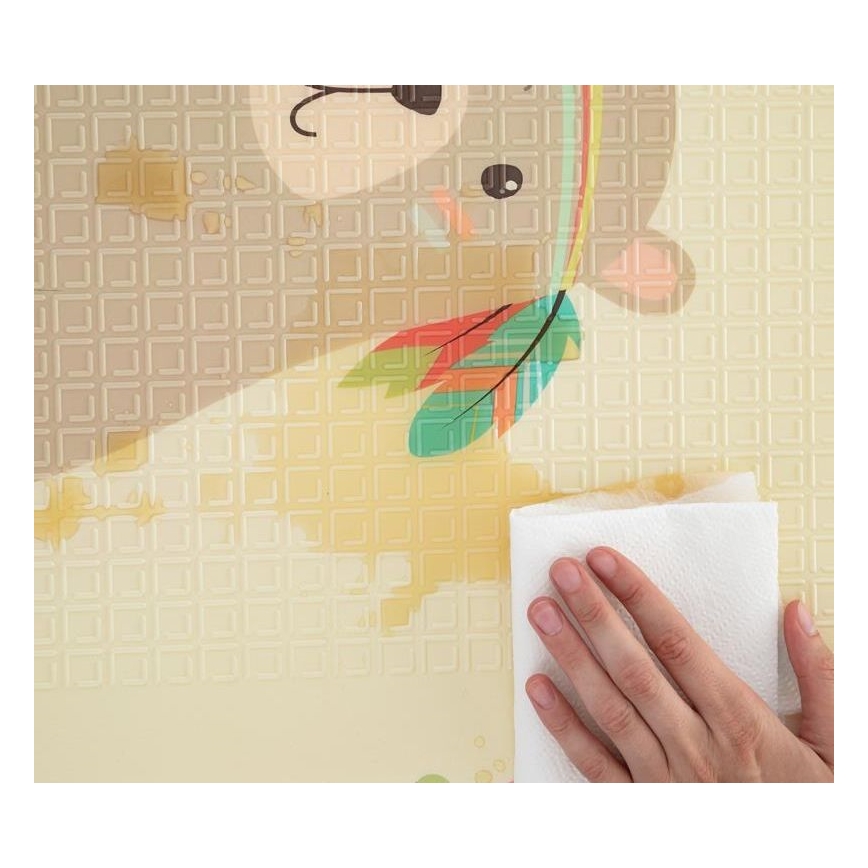 PETITE&MARS - Sklopiva podloga za igru CAMPY SLON&LISICA