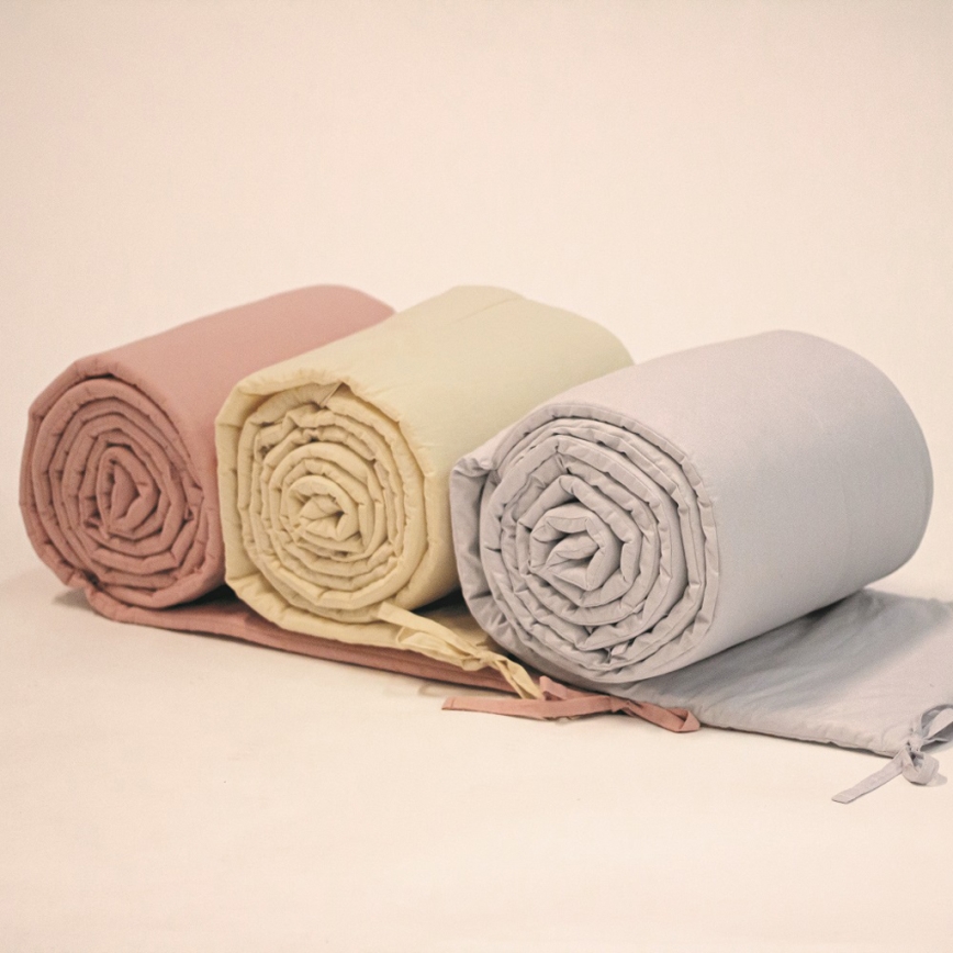 PETITE&MARS - Štitnik za krevetić TILLY MAX 360 cm, ružičasta