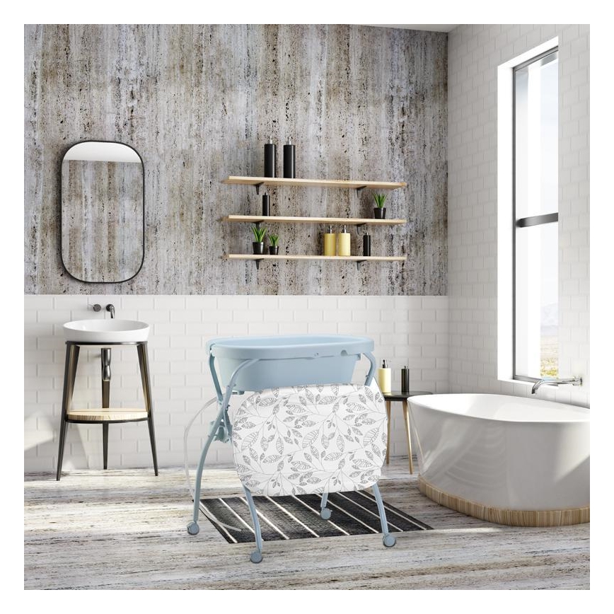 PETITE&MARS - Sto za presvlačenje sa kadicom SPA 3u1 u mint boji