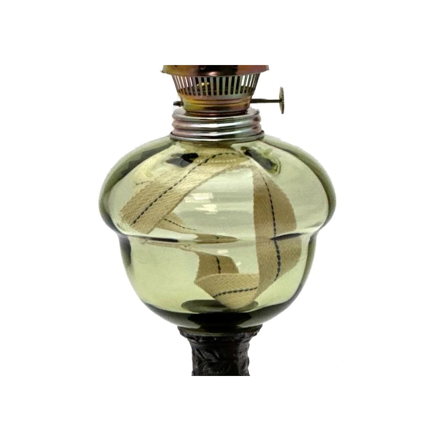 Petrolejska lampa BARBORA 54 cm, šumsko zelena