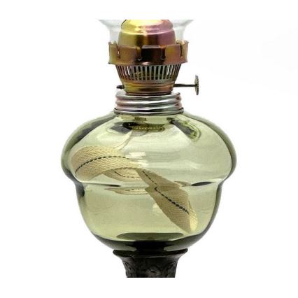 Petrolejska lampa BARBORA 54 cm, šumsko-zelena