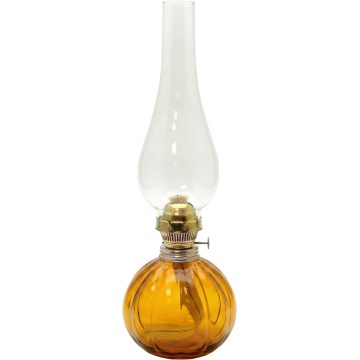 Petrolejska lampa BASIC 38 cm jantarna