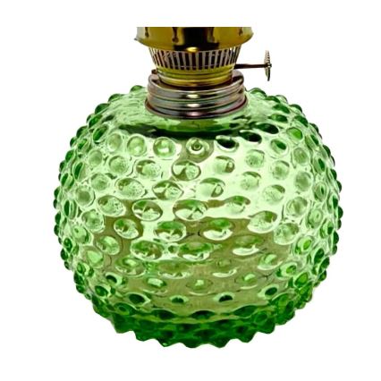 Petrolejska lampa EMA 38 cm svetlozelena