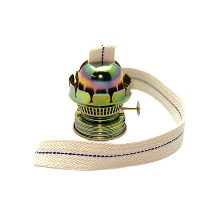 Petrolejska lampa KLÁRA 34 cm šumsko zelena