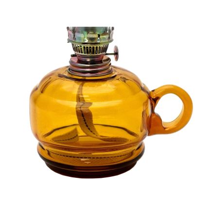 Petrolejska lampa MONIKA 34 cm jantarna
