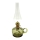 Petrolejska lampa MONIKA 34 cm, šumsko zelena, krakel
