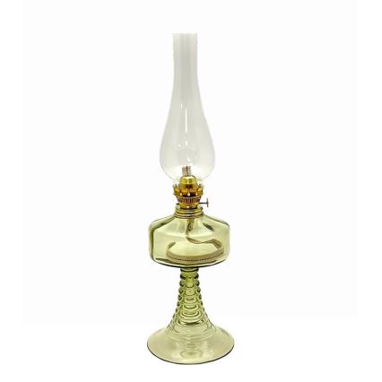 Petrolejska lampa PETRA 42 cm šumsko zelena
