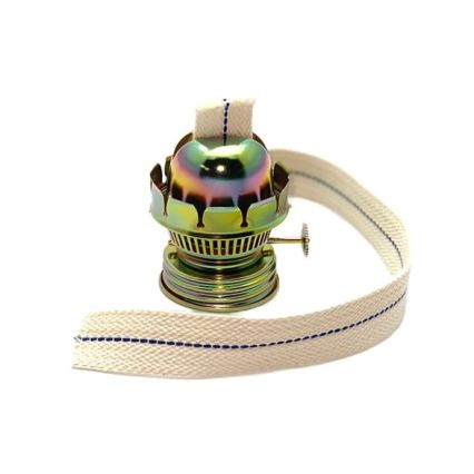 Petrolejska lampa TEREZA 34 cm opalno staklo