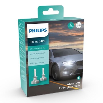 Philips 11258U51X2 - KOMPLET 2x LED sijalica za automobil Ultinon Pro5100 H1 P14,5s/12W/12/24V 5800K