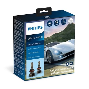 Philips 11362U91X2 - Komplet 2x LED sijalice Ultinon 9100 H11 PGJ19-2/13,2W/12/24V 5800K