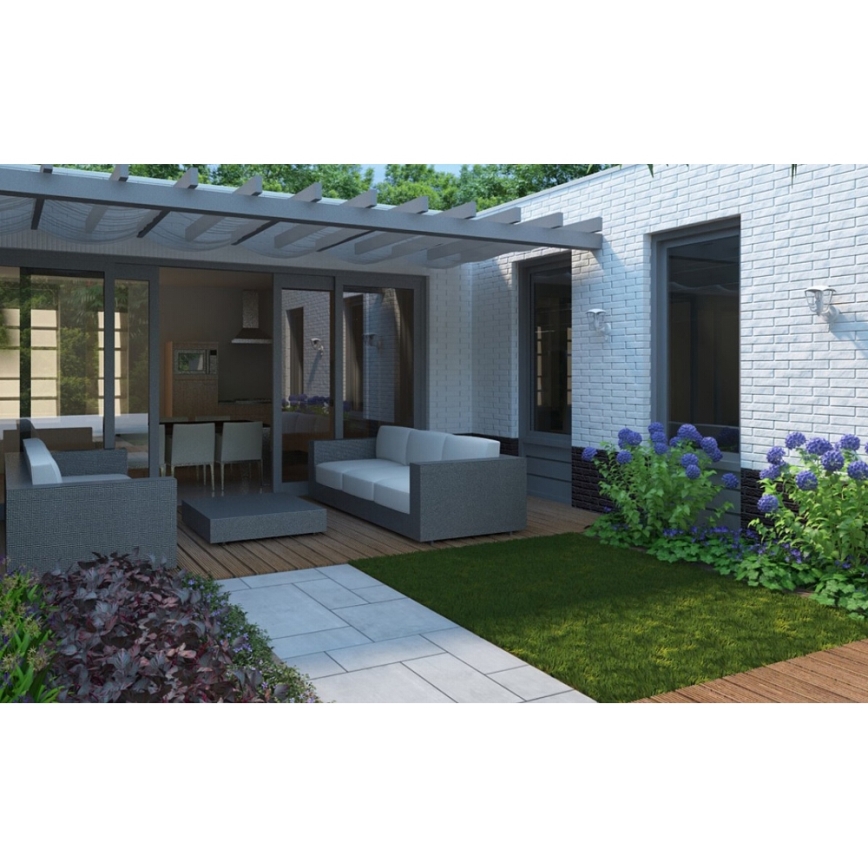 Philips - Spoljna zidna lampa sa senzorom 1xE27/60W IP44