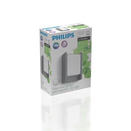 Philips - Spoljašnje LED zidno svetlo LED/6W/230V 2700K IP44