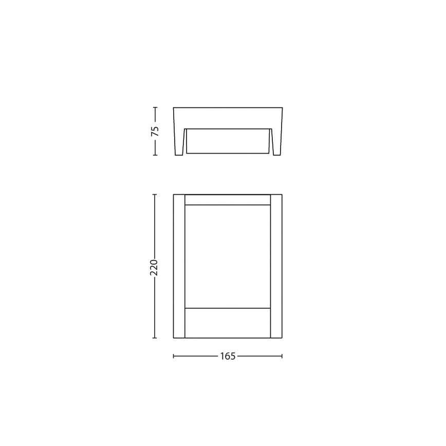 Philips - LED spoljašnje zidno svetlo LED/6W/230V 4000K IP44