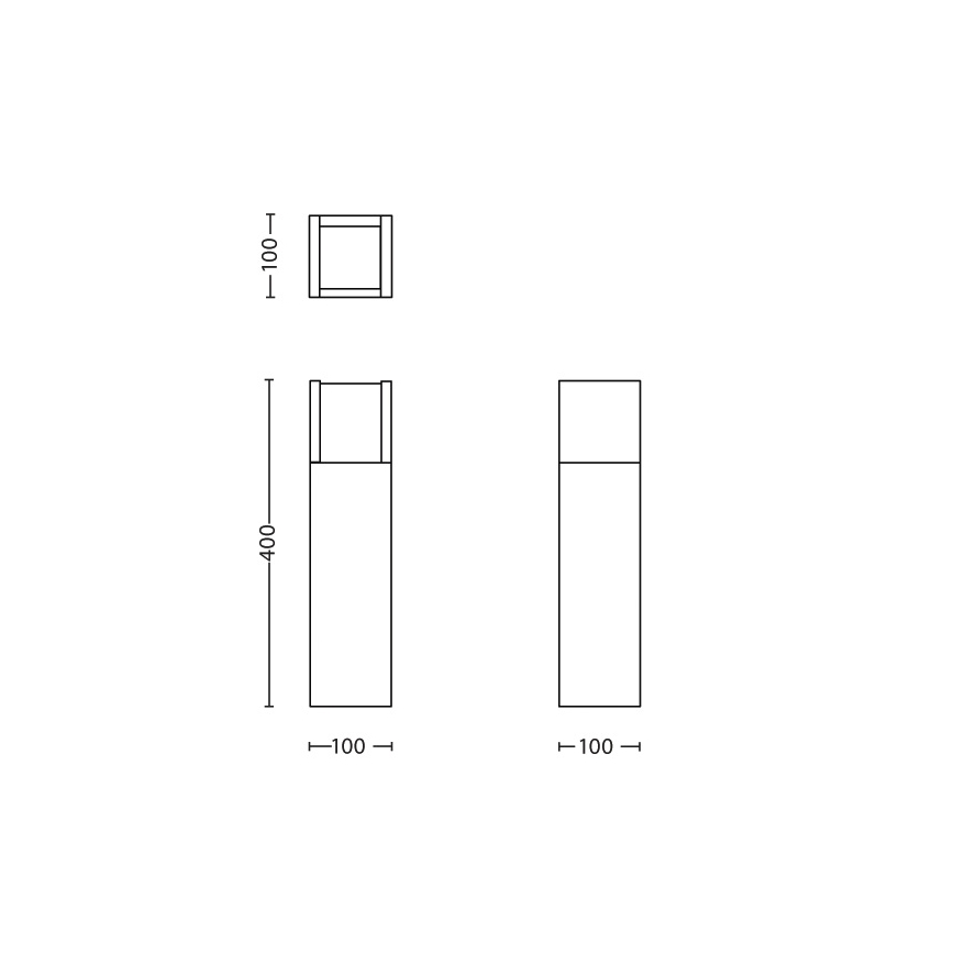 Philips - LED Spoljna svetiljka LED/6W/230V 2700K IP44