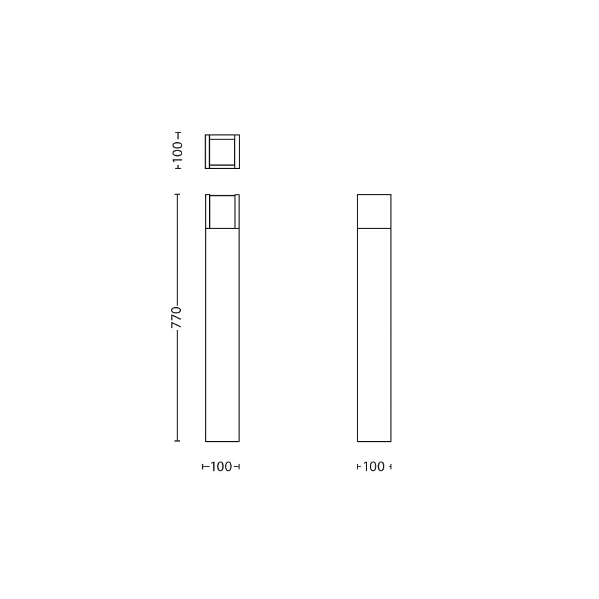 Philips - Spoljašnja LED lampa LED/6W/230V 4000K IP44