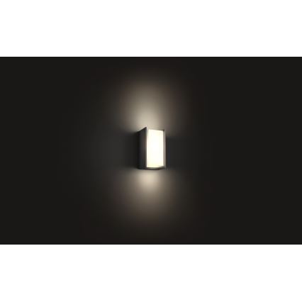 Philips - LED prigušiva spoljna zidna svetiljka Hue TURACO 1xE27/9,5W/230V IP44