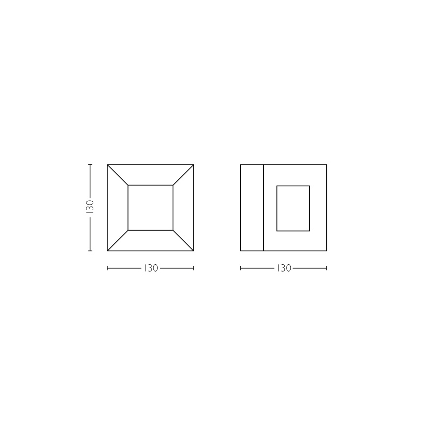 Philips - LED spoljašnje zidno svetlo LED/8W IP44