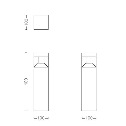 Philips - LED spoljašnja lampa LED/8W/230V IP44