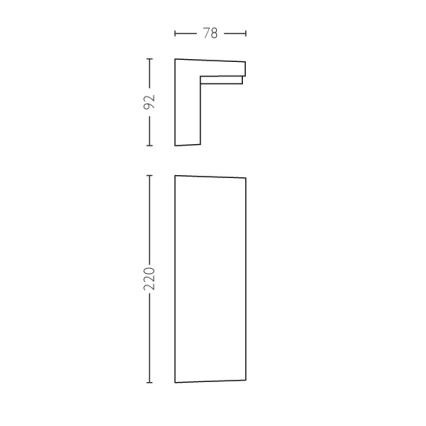 Philips - Spoljna zidna LED svetiljka 2xLED/4,5W/230V 2700K IP44