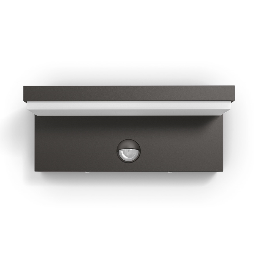 Philips 16484/93/P3 - LED Vanjska zidna svjetiljka senzor BUSTAN 2xLED/4,5W