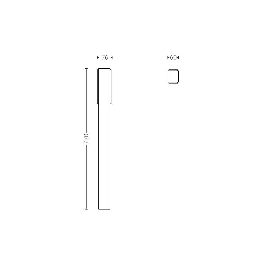 Philips - LED spoljašnja svetiljka 2xLED/4,5W/230V IP44