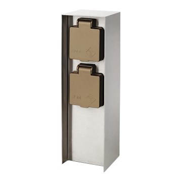 Philips 17108/47/16 - Spoljni stub sa utičnicom MYGARDEN ROCK 230V IP44 SCHUKO