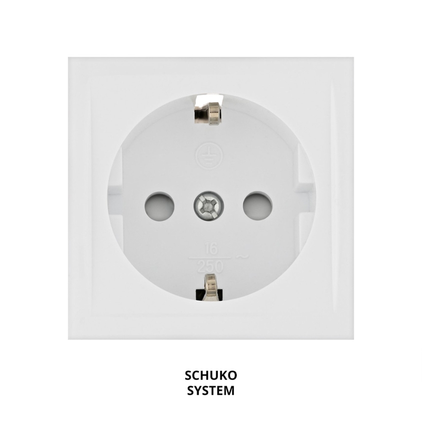Philips 17108/47/16 - Spoljni stub sa utičnicom MYGARDEN ROCK 230V IP44 SCHUKO