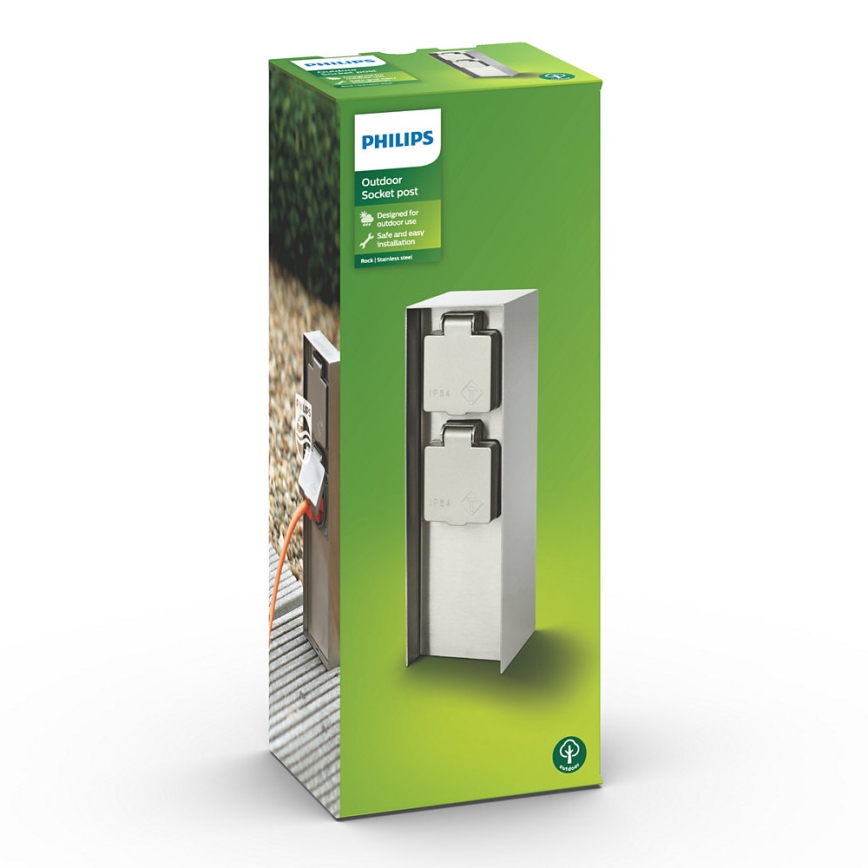 Philips - Spoljašnji stub sa utičnicom 230V IP44