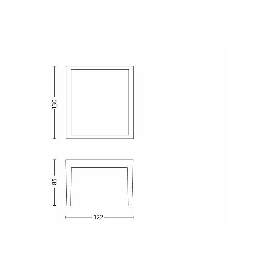 Philips - LED spoljašnja zidna svetiljka LED/3W/230V IP44 2700K