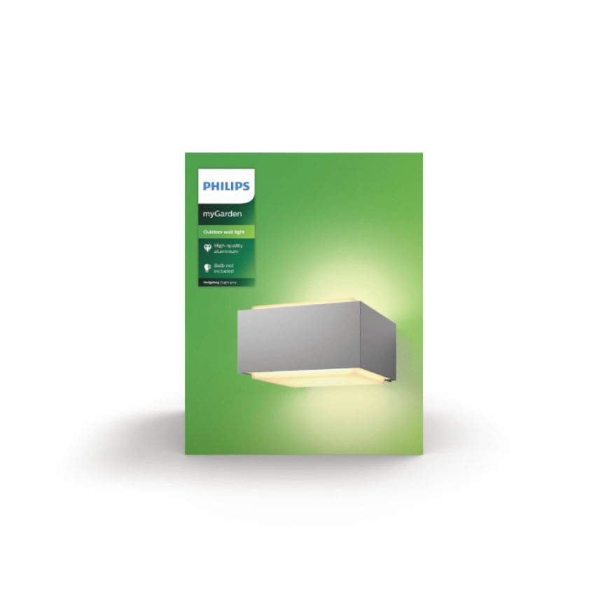 Philips - Spoljna zidna lampa E27/42W/230V IP44