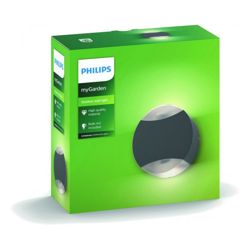 Philips - Spoljna zidna svetiljka 2xGU10/5W IP44