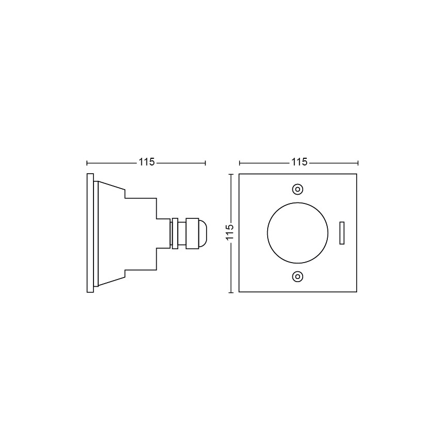 Philips - spoljna LED svetiljka za prilaz LED/3W