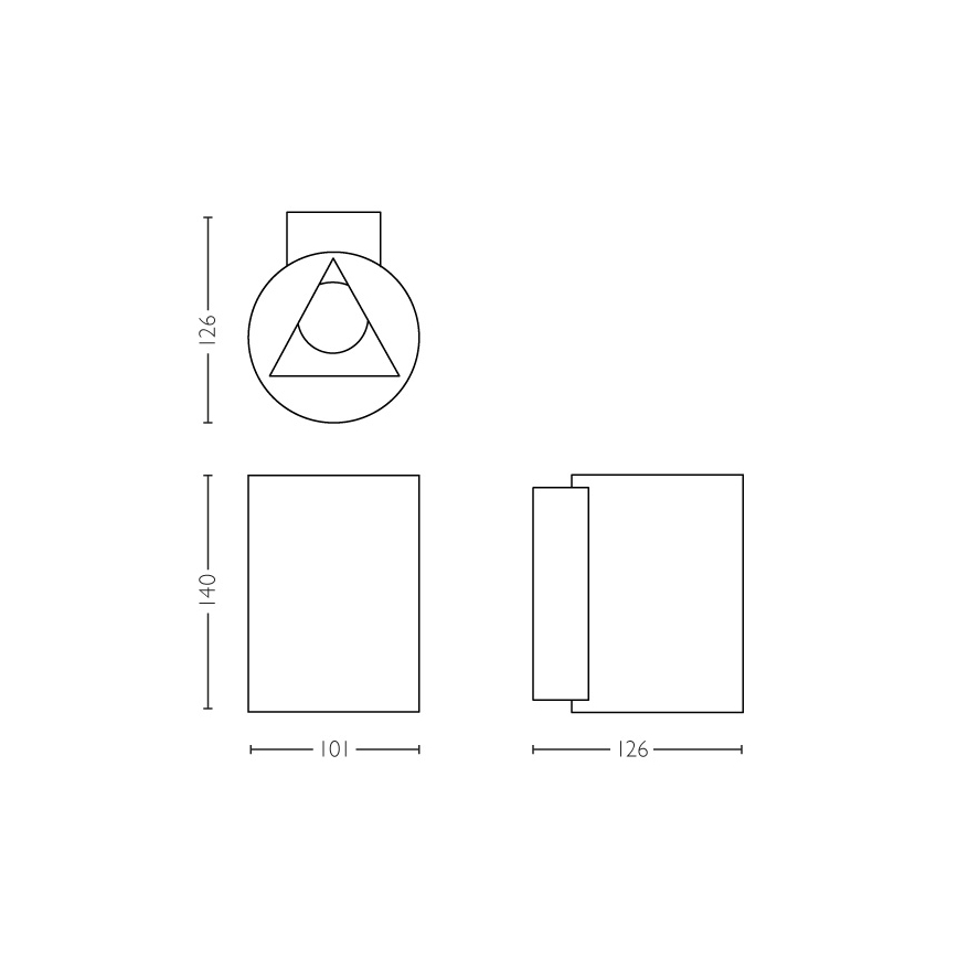 Philips - LED spoljašnje zidno svetlo 2xLED/4,5W IP44