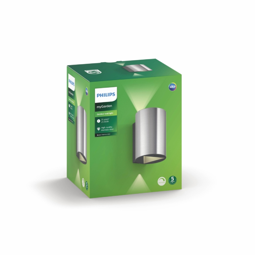 Philips - LED spoljašnje zidno svetlo 2xLED/4,5W IP44