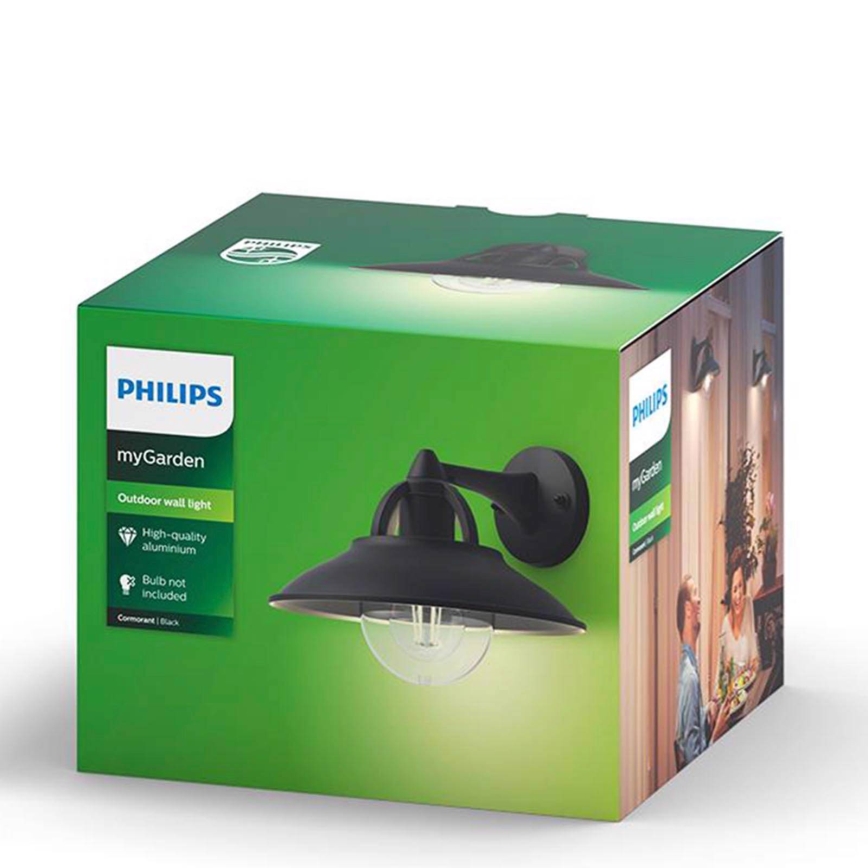 Philips 17381/30/PN - Spoljašnja zidna svetiljka COMORANT 1xE27/42W/230V IP44