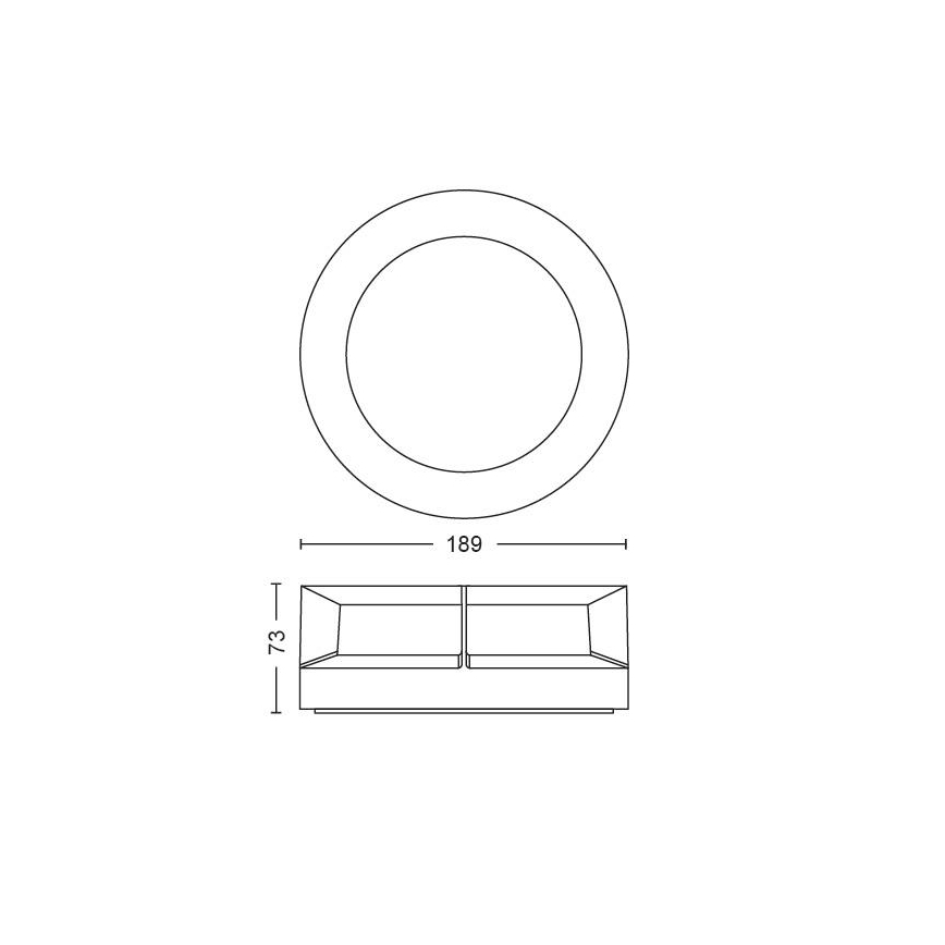Philips - LED spoljašnja svetiljka LED/12W/230V IP44