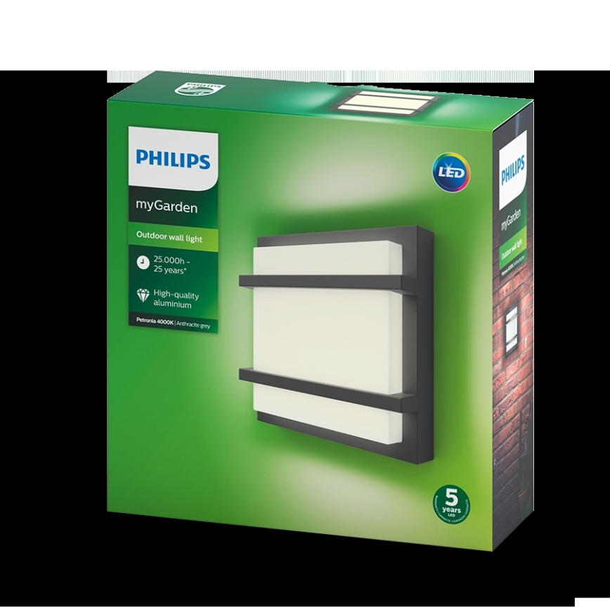 Philips - LED spoljašnje zidno svetlo LED/12W IP44
