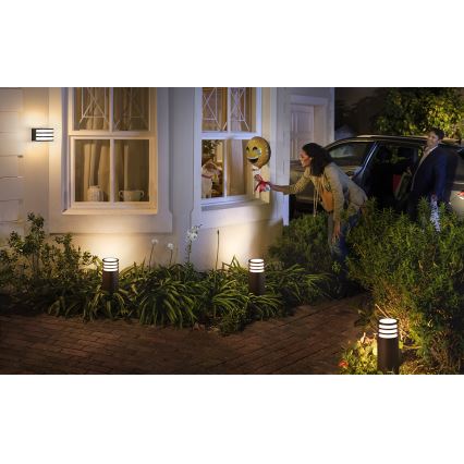 Philips 17402/93/P0 - LED vanjska svjetiljka za prigušivanje HUE LUCCA 1xE27/9,5W/230V