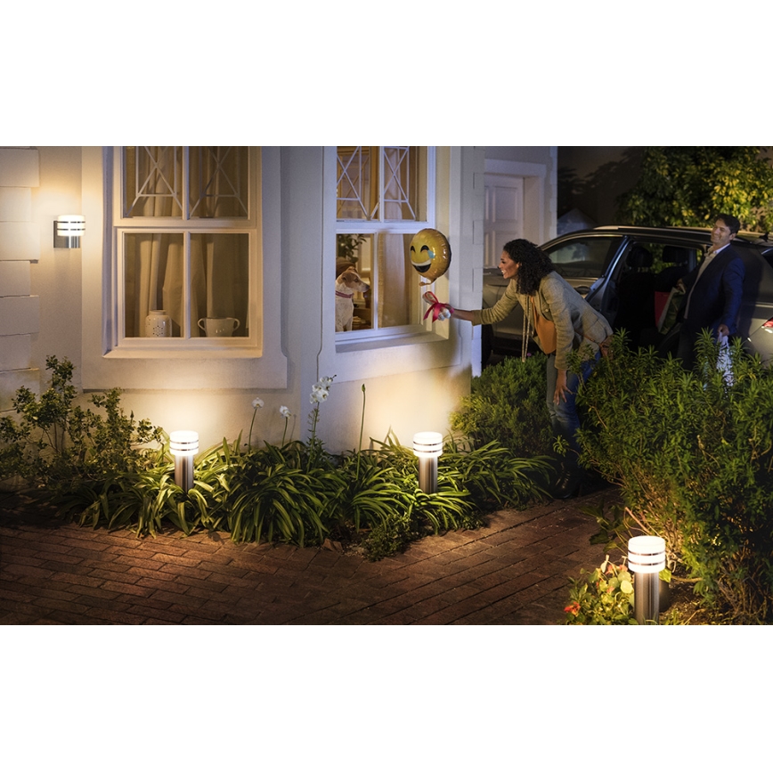Philips - LED prigušiva spoljašnja zidna svetiljka Hue TUAR 1xE27/9,5W IP44
