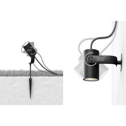 Philips - Komplet od 3 LED spot svetiljki Hue LILY 3xLED/8W/230V IP65