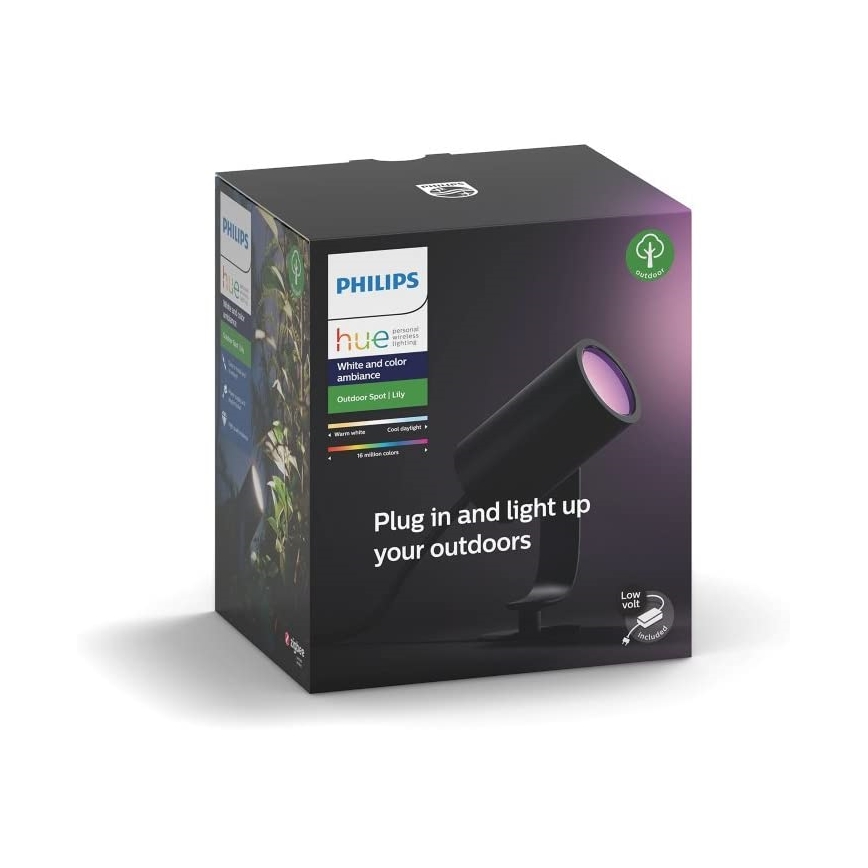Philips - LED RGB spoljna spot svetiljka Hue LILY LED/8W/230V IP65