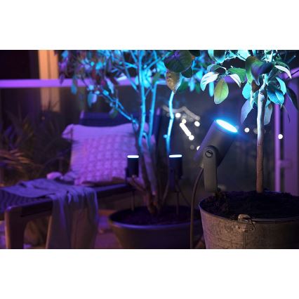 Philips - LED RGB spoljna spot svetiljka Hue LILY LED/8W/230V IP65