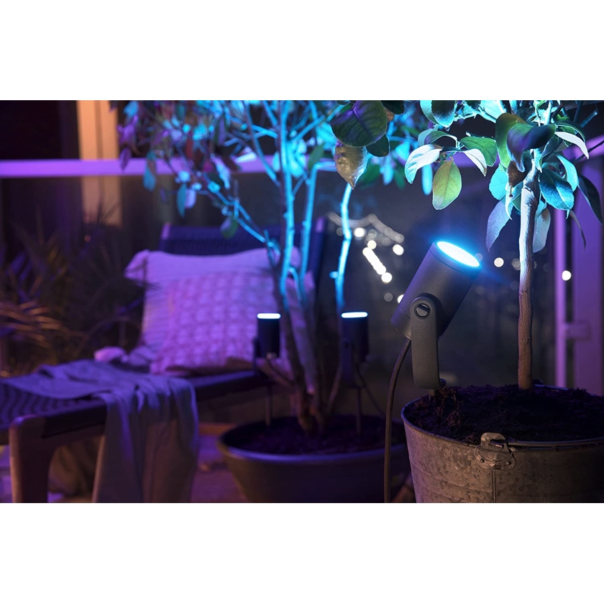 Philips - LED RGB spoljna spot svetiljka Hue LILY LED/8W/230V IP65